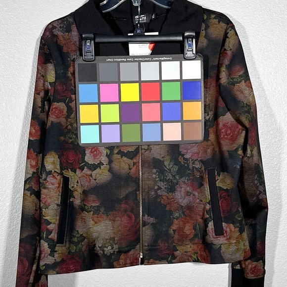 Art Of The Cloth Rose Jacket Golden Bloom Floral Design‎ Size XL - Picture 11 of 13